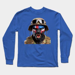Patriot Panther by focusln Long Sleeve T-Shirt